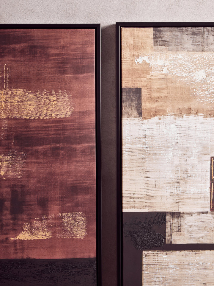 Nuoro Set Of 2 Multi Colour Wall Art