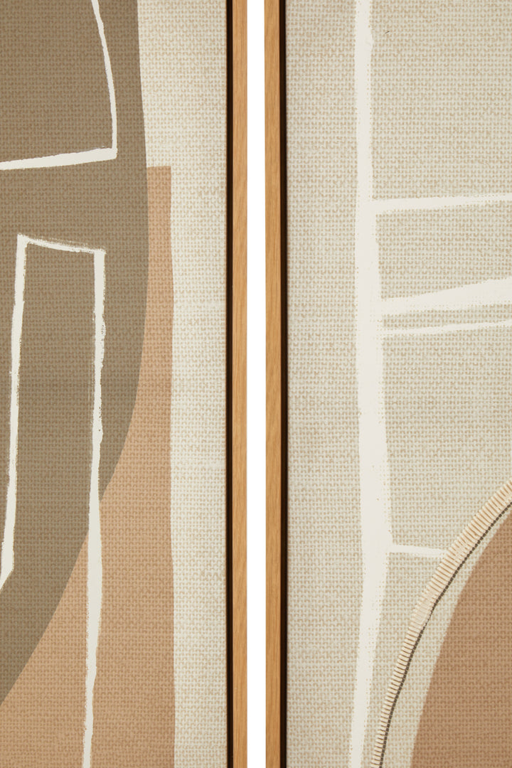 Nuoro Set Of 2 Neutral Wall Art