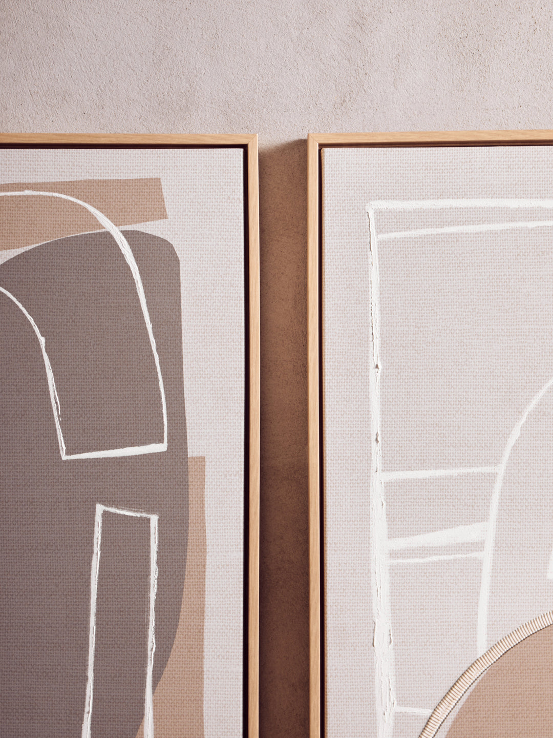 Nuoro Set Of 2 Neutral Wall Art