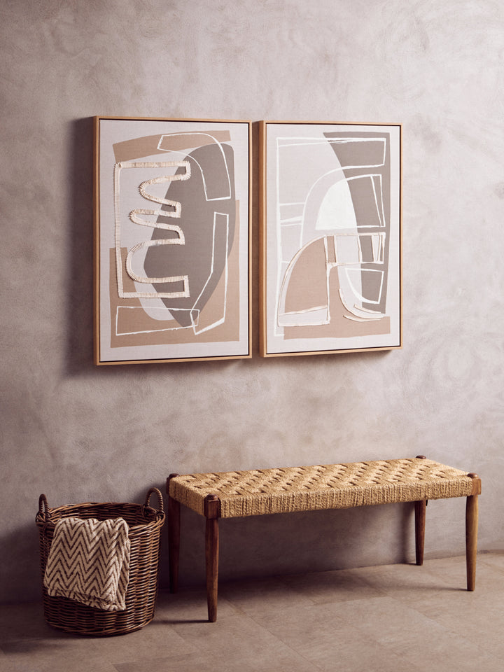 Nuoro Set Of 2 Neutral Wall Art