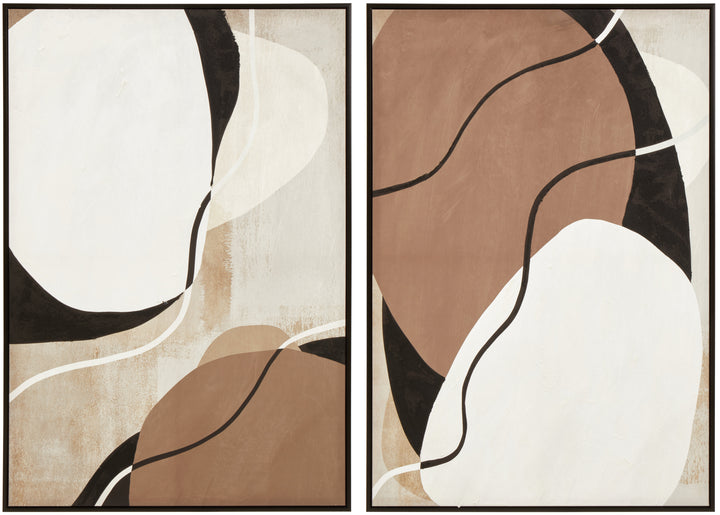 Nuoro Set Of 2 Textured Wall Art