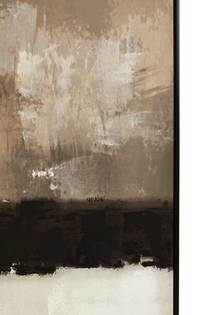 Catania Monochrome Textured Canvas Wall Art