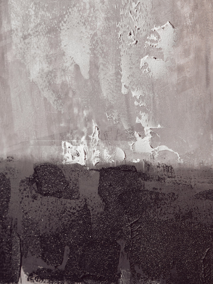 Catania Monochrome Textured Canvas Wall Art
