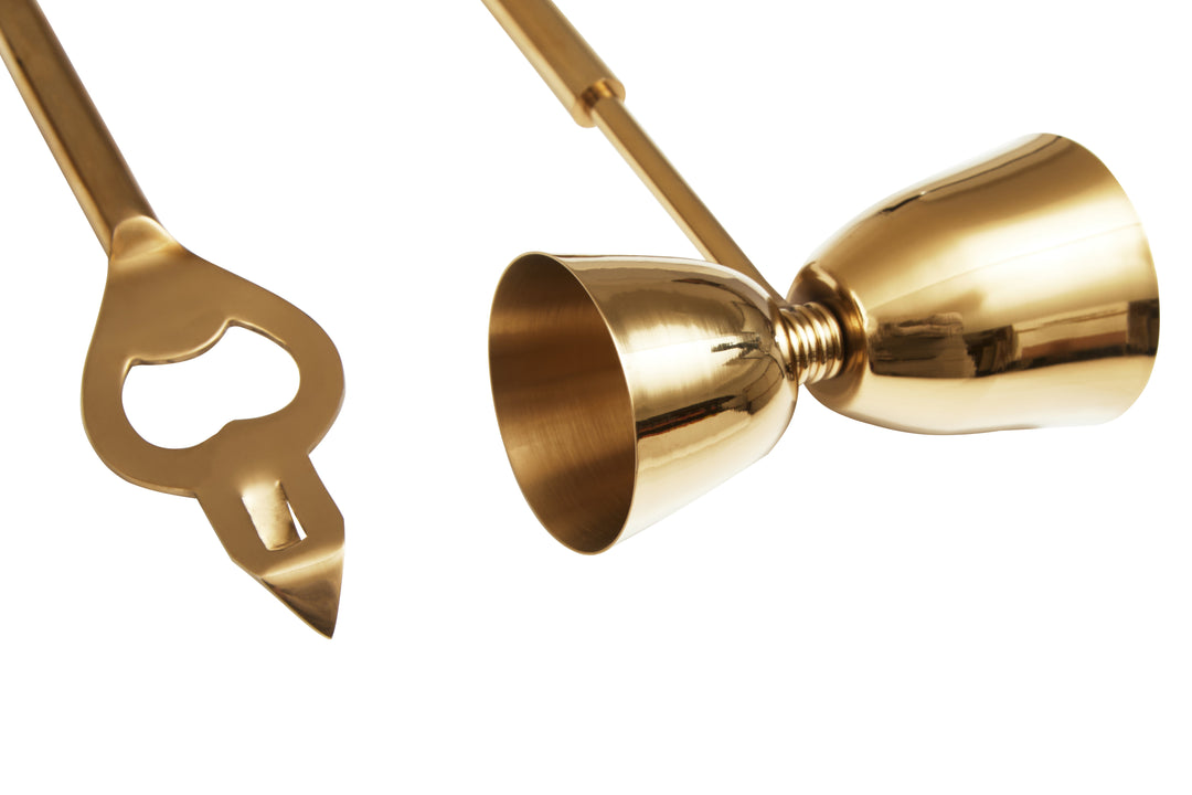 Soho Black Slate and Gold Bar Tools
