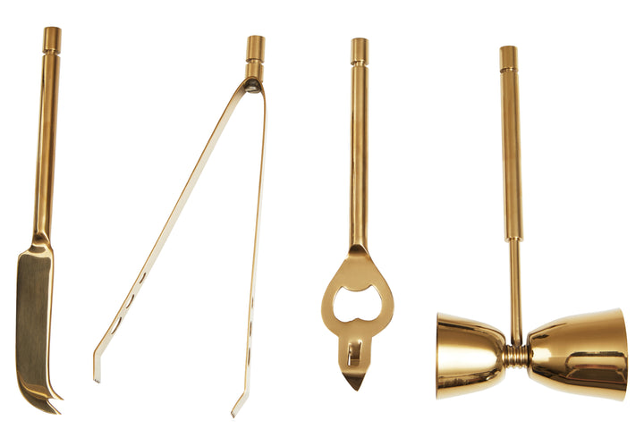 Soho Black Slate and Gold Bar Tools
