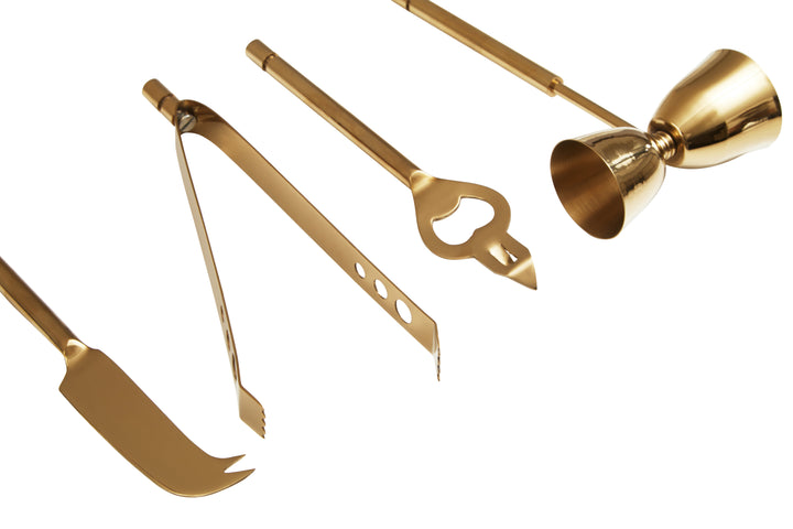 Soho Black Slate and Gold Bar Tools