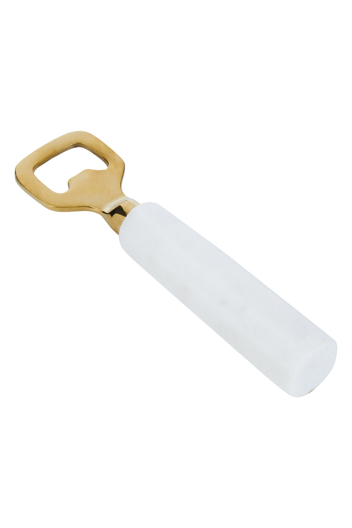 Soho White Marble Bottle Opener