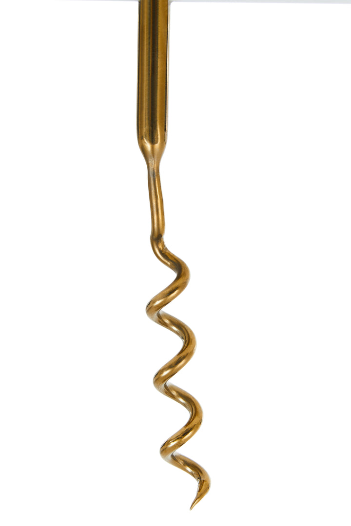Soho White Marble Corkscrew