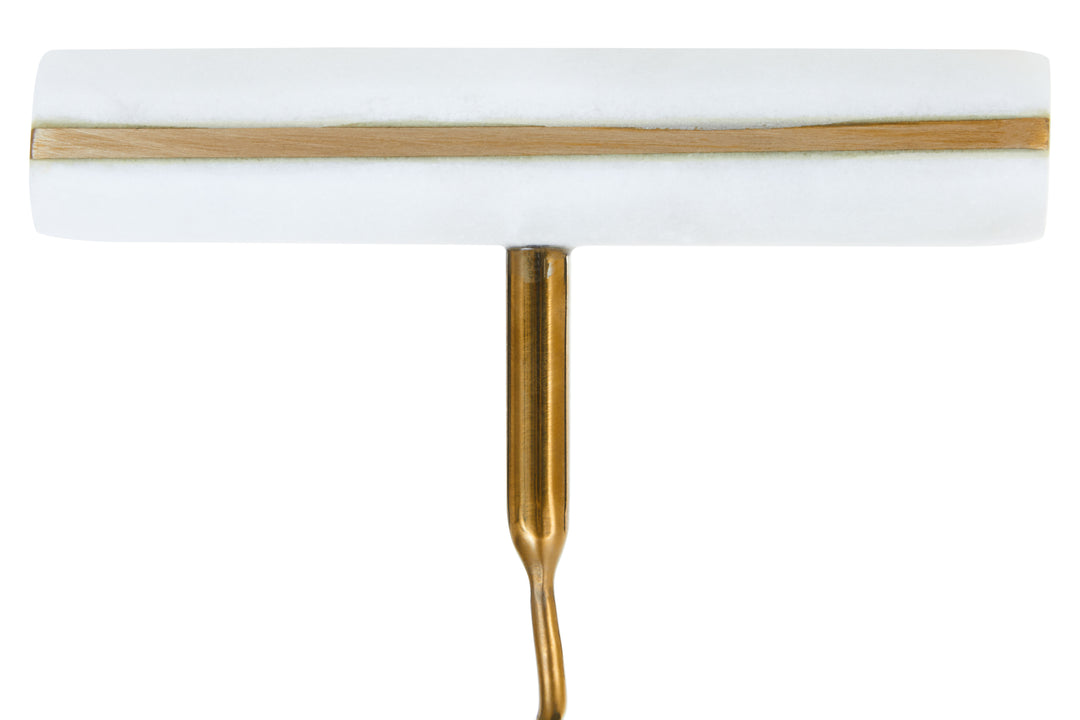 Soho White Marble Corkscrew