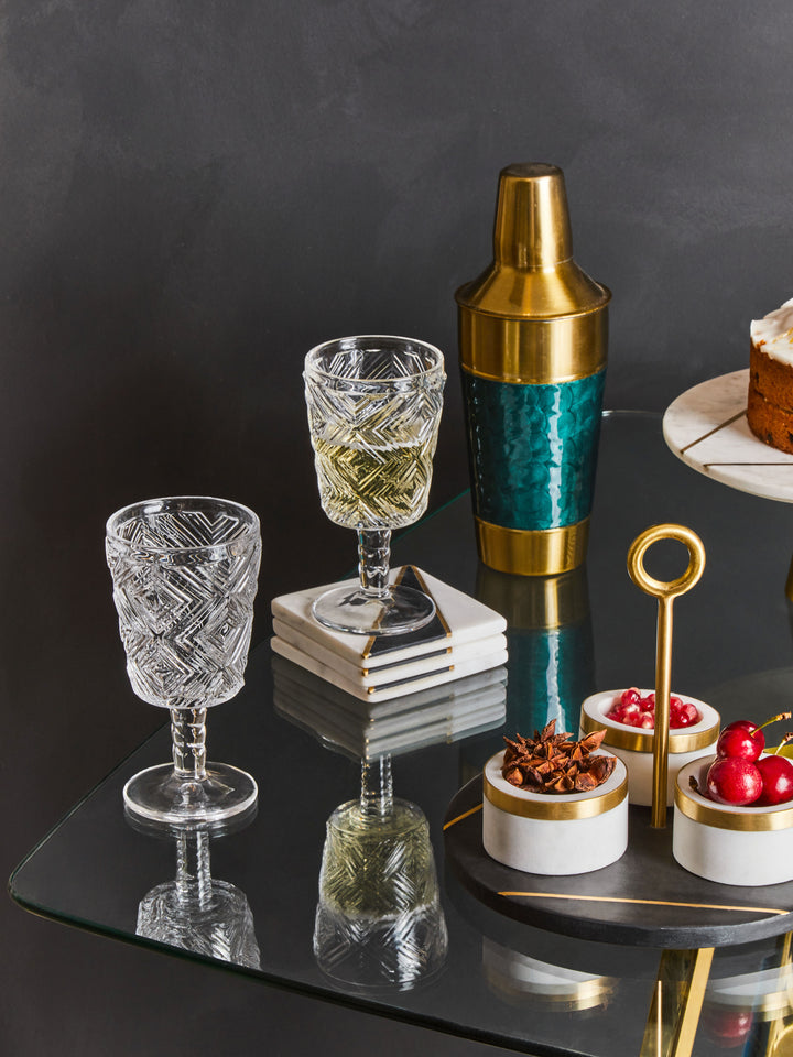 Soho Condiment Set with Black Slate Serving Tray