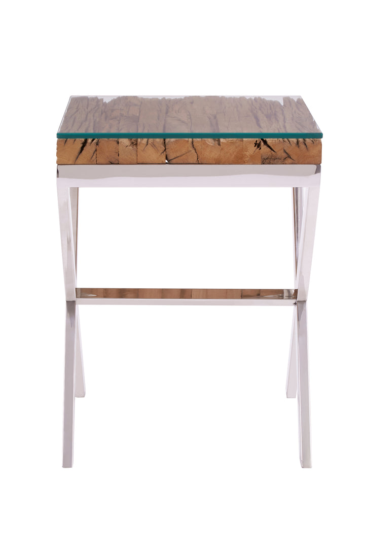 Florence Crossed Base Side Table
