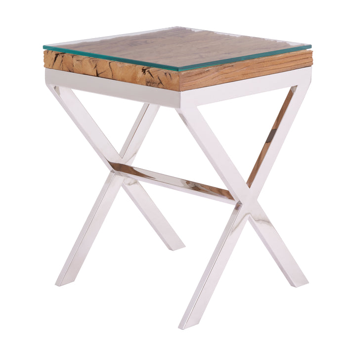Florence Crossed Base Side Table