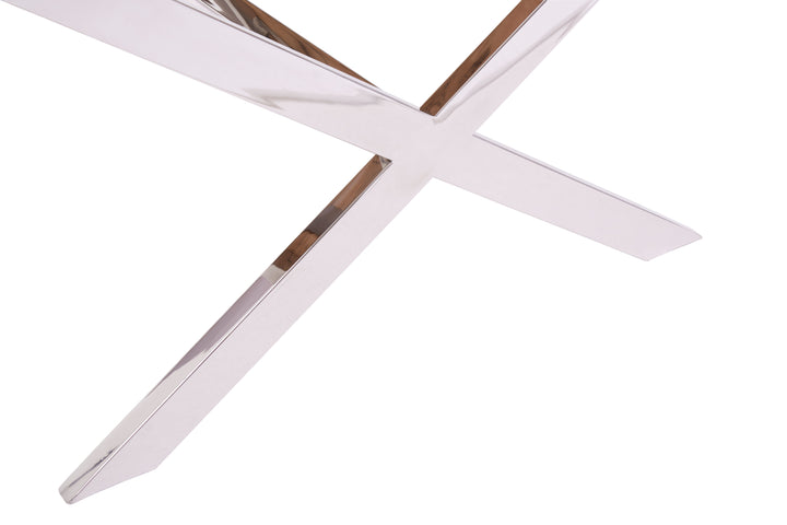 Florence Crossed Base End Table
