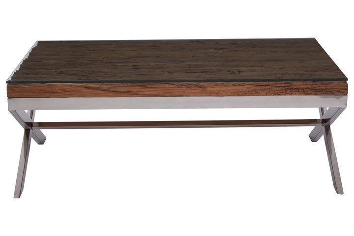 Florence Crossed Base Coffee Table