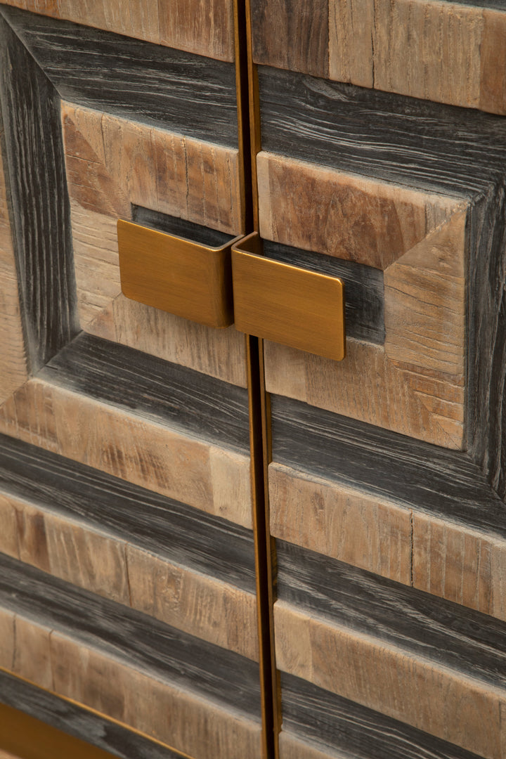 Novara Antique Brass Sideboard