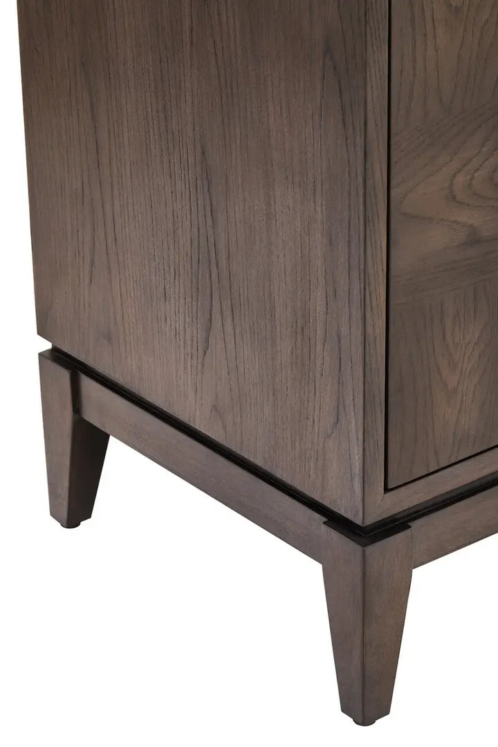 Savona 4 Door Antique Grey Sideboard