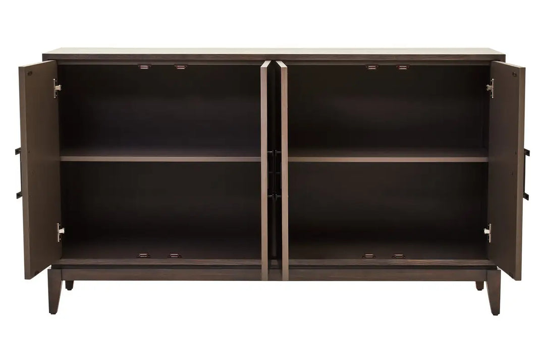 Savona 4 Door Antique Grey Sideboard