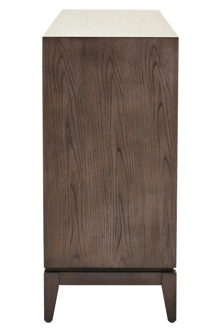 Savona 4 Door Antique Grey Sideboard