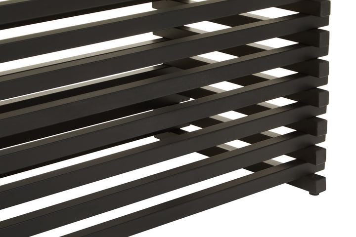 Lusso Matte Black Dining Table