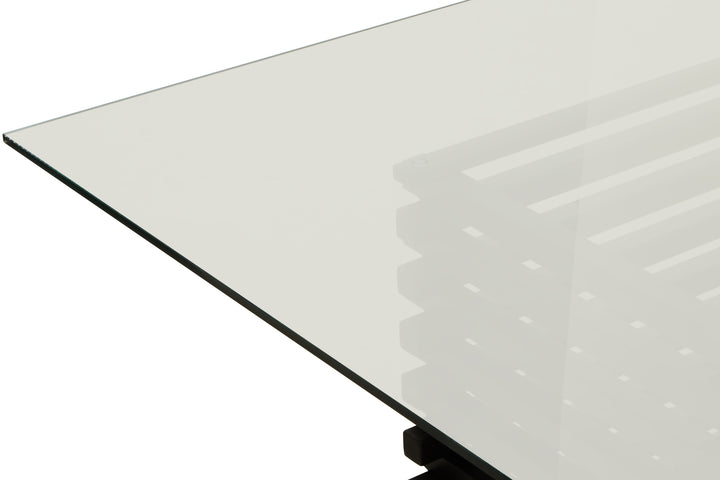 Lusso Matte Black Dining Table