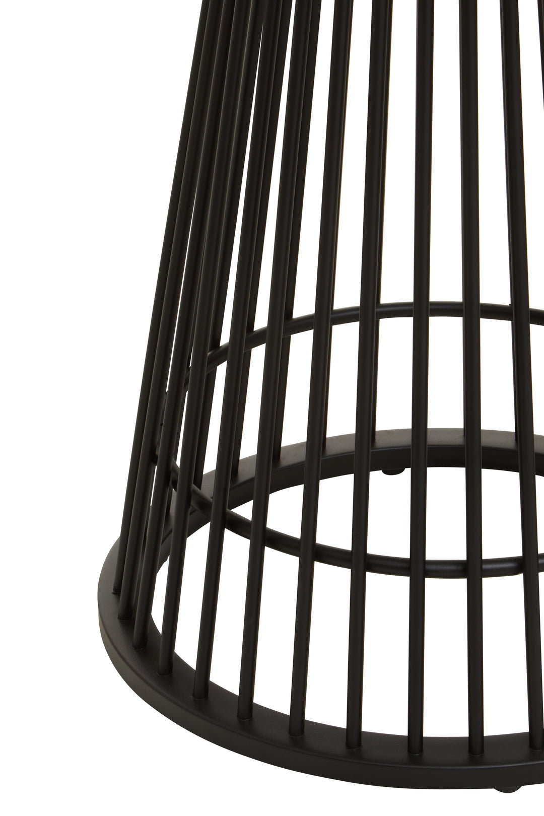 Lusso Round Matte Black Dining Table
