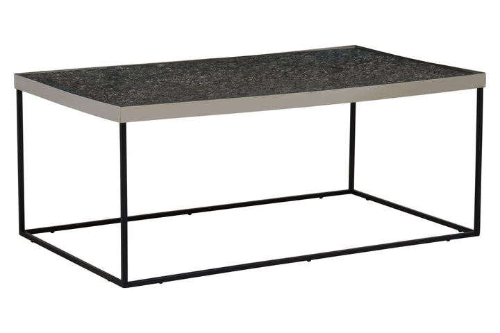 Monza Rectangle Silver Coffee Table