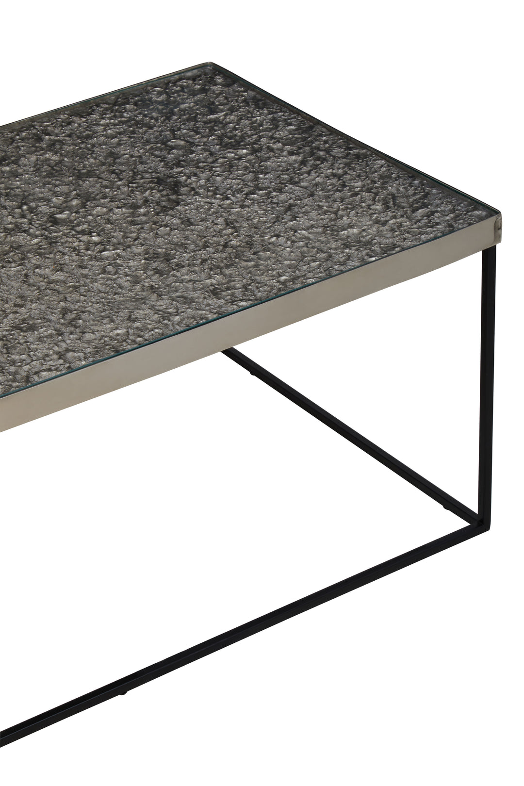 Monza Rectangle Silver Coffee Table