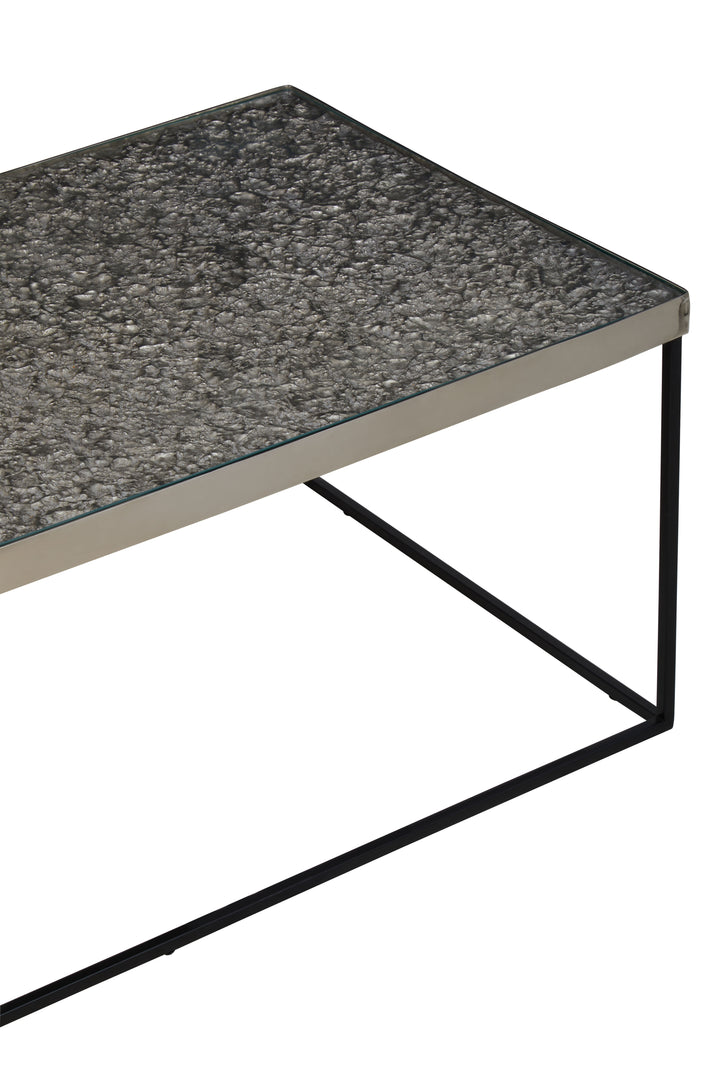 Monza Rectangle Silver Coffee Table