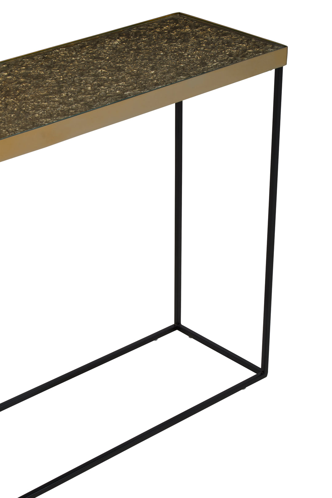 Monza Gold Console Table