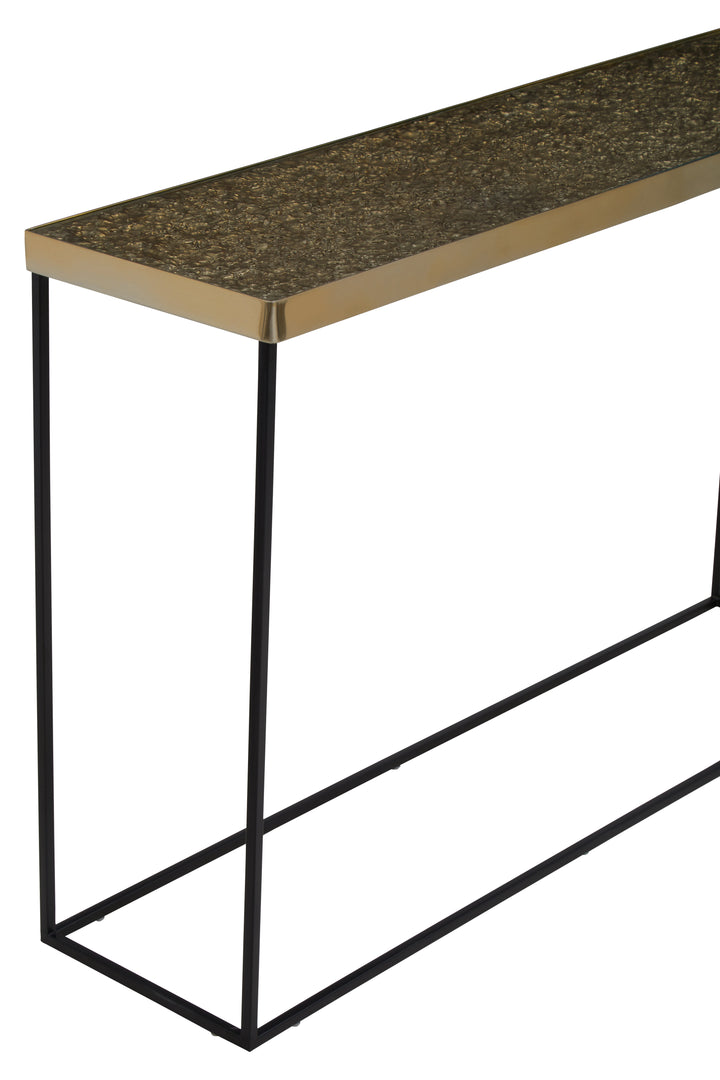 Monza Gold Console Table