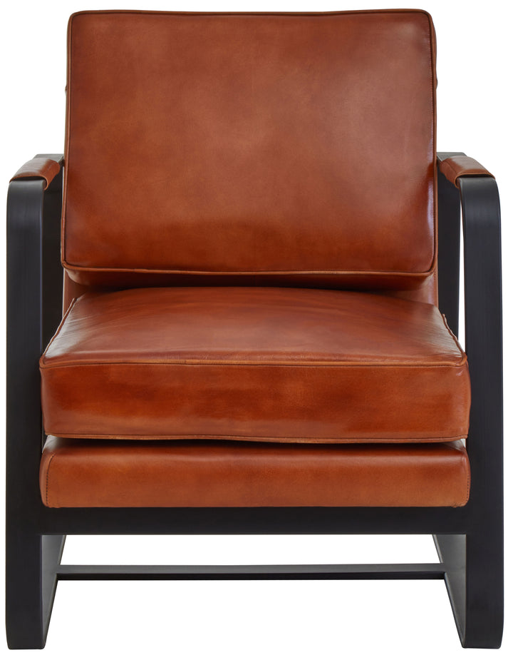 Palermo Tan Leather Armchair