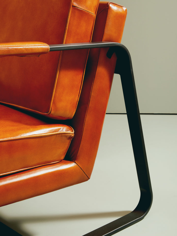 Palermo Tan Leather Armchair
