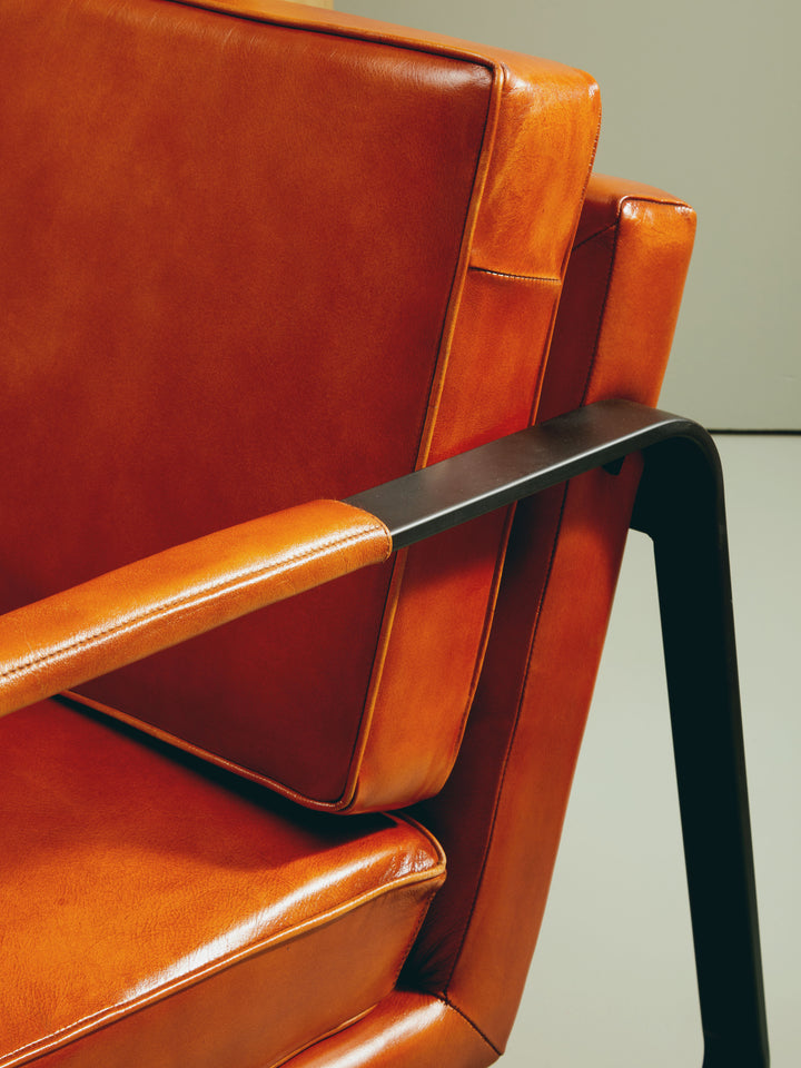 Palermo Tan Leather Armchair