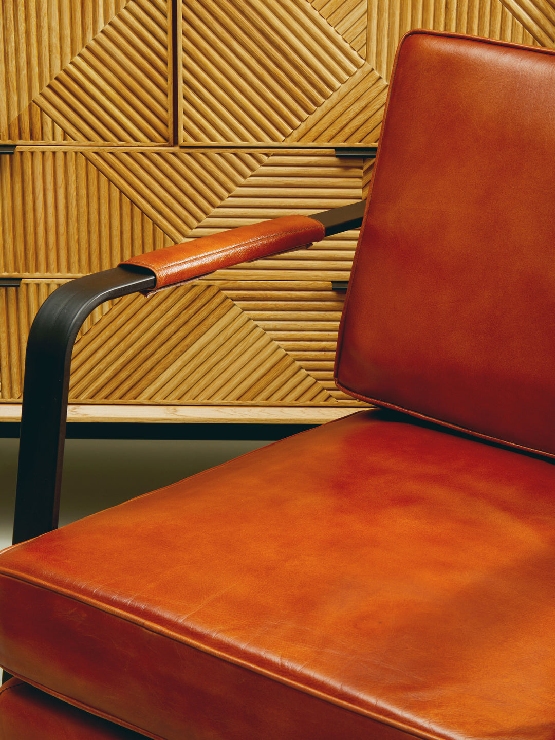 Palermo Tan Leather Armchair