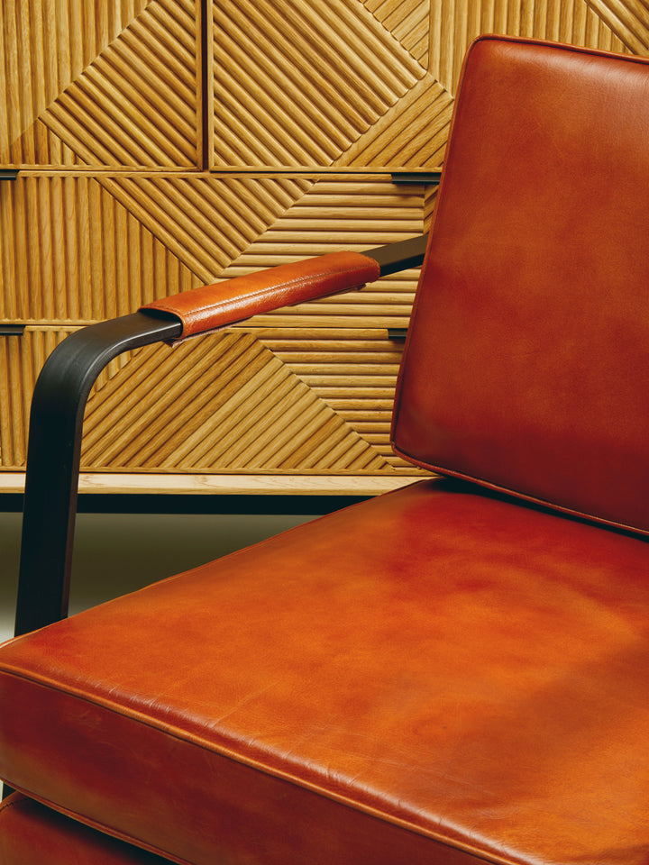 Palermo Tan Leather Armchair