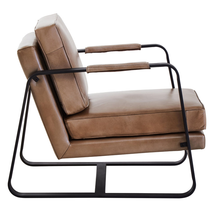 Palermo Buffalo Grey Leather Armchair