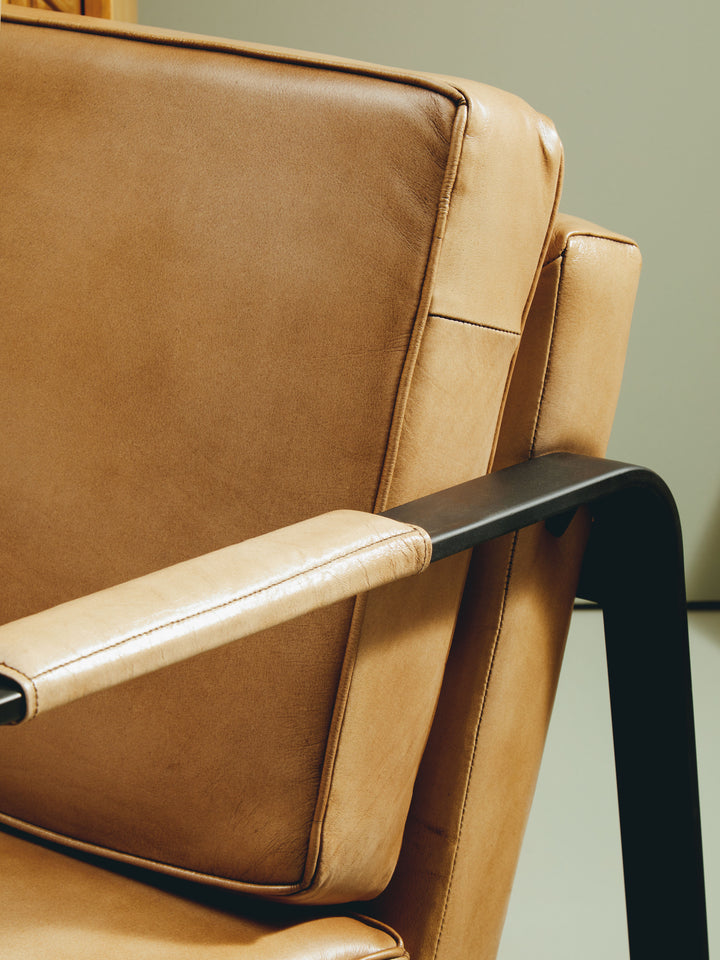 Palermo Buffalo Grey Leather Armchair