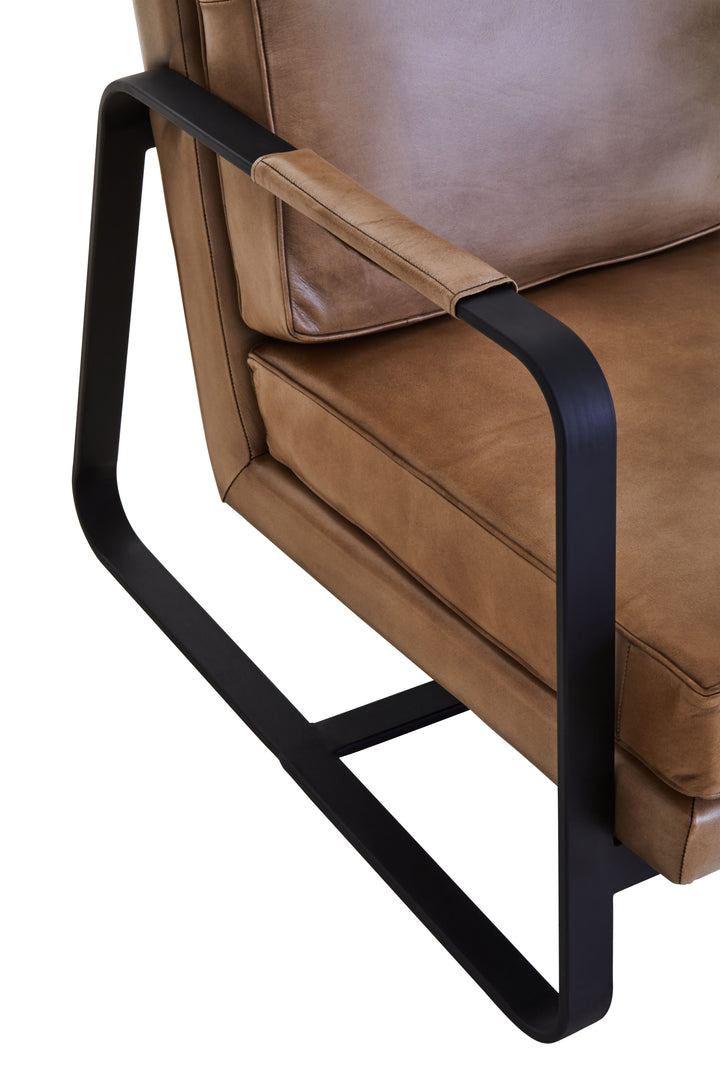 Palermo Buffalo Grey Leather Armchair