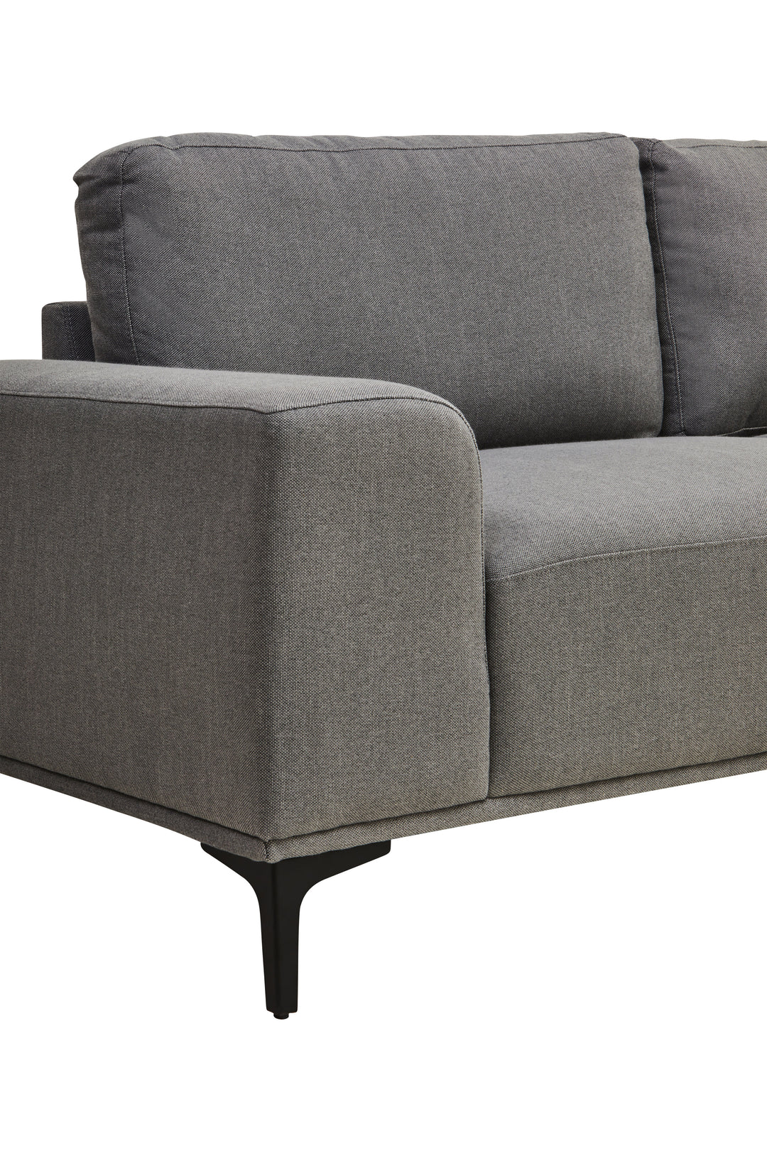Taranto Grey Three Seat Left Chaise Sofa