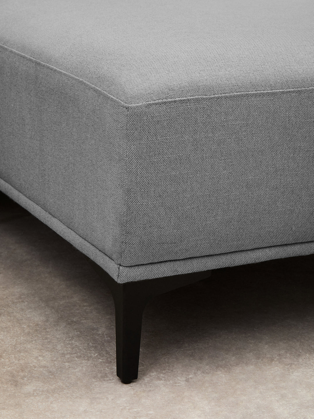 Taranto Grey Three Seat Left Chaise Sofa