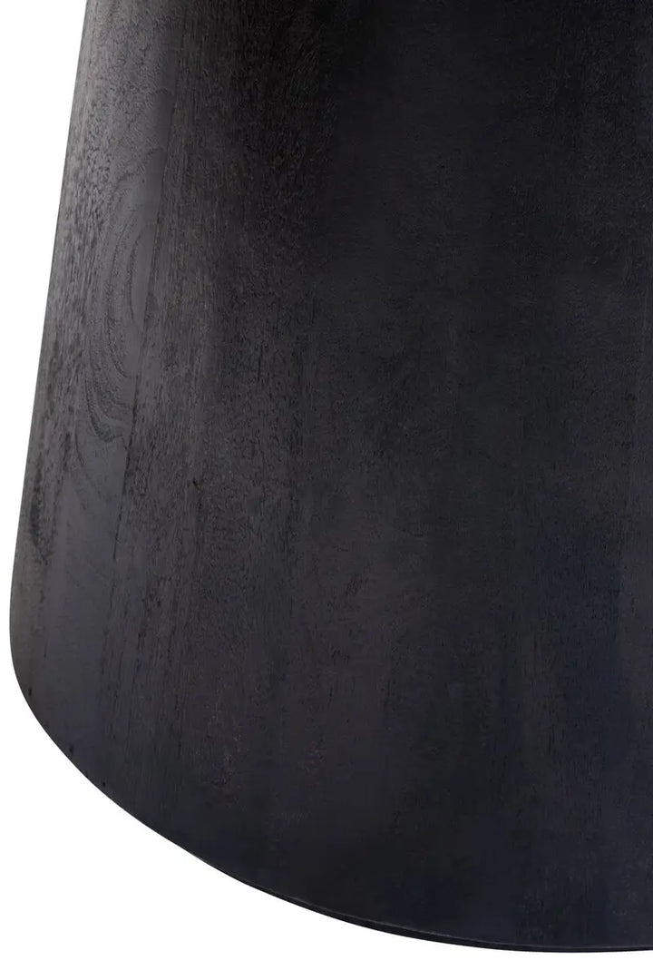 Cosenza Oval Black Mango Wood Dining Table