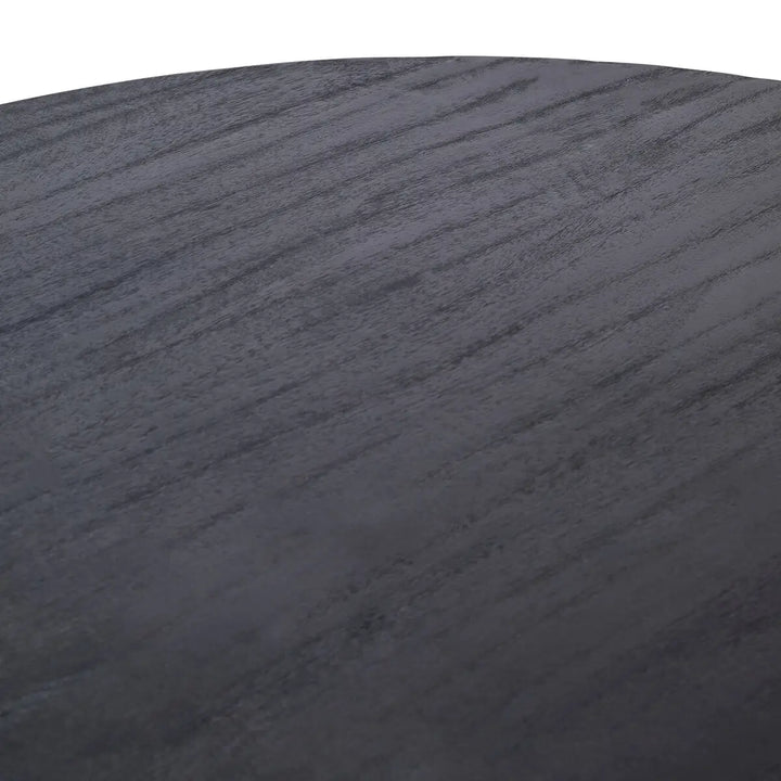 Cosenza Oval Black Mango Wood Dining Table