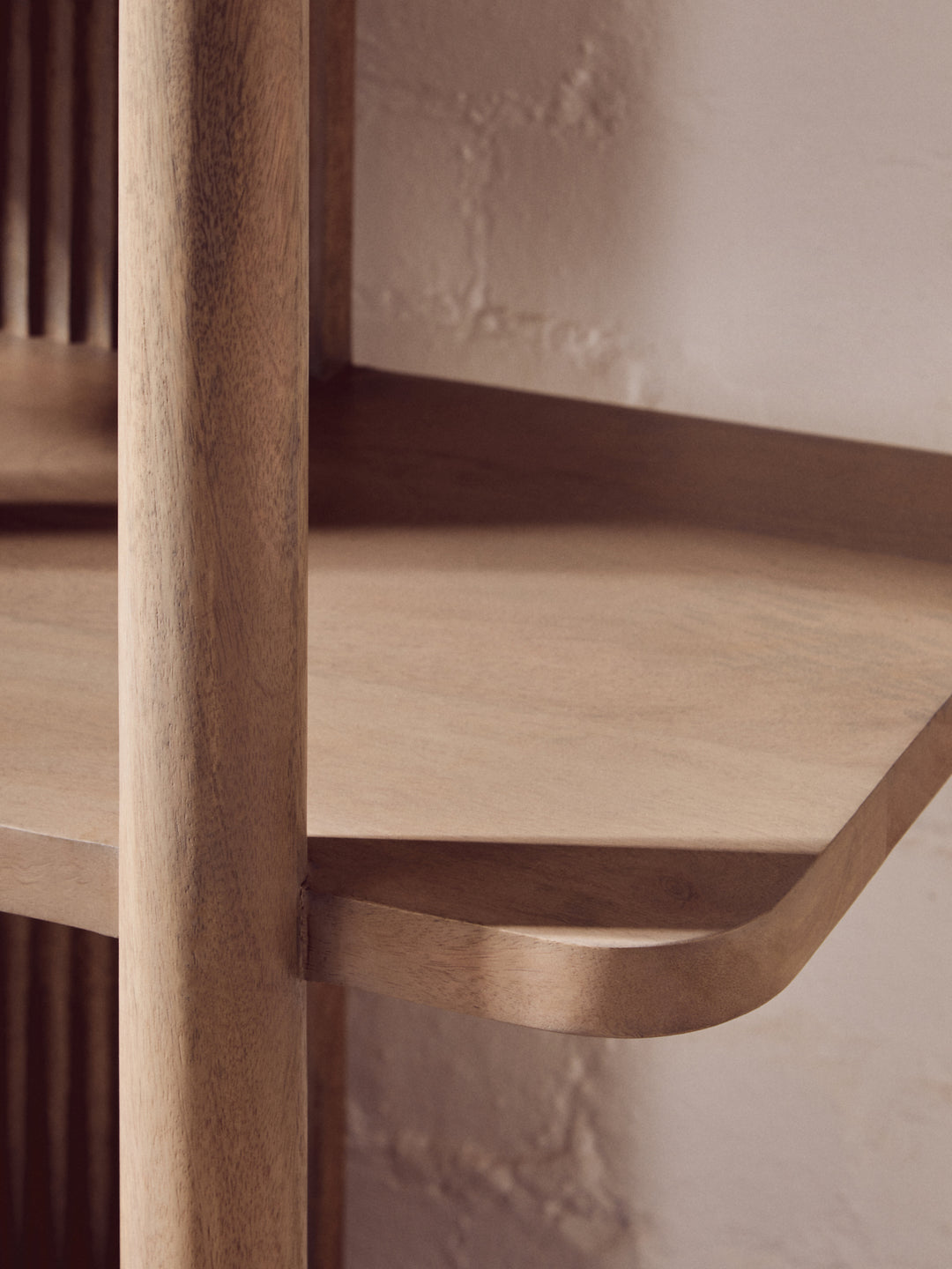 Acciano Grey Mango Wood Shelf Unit