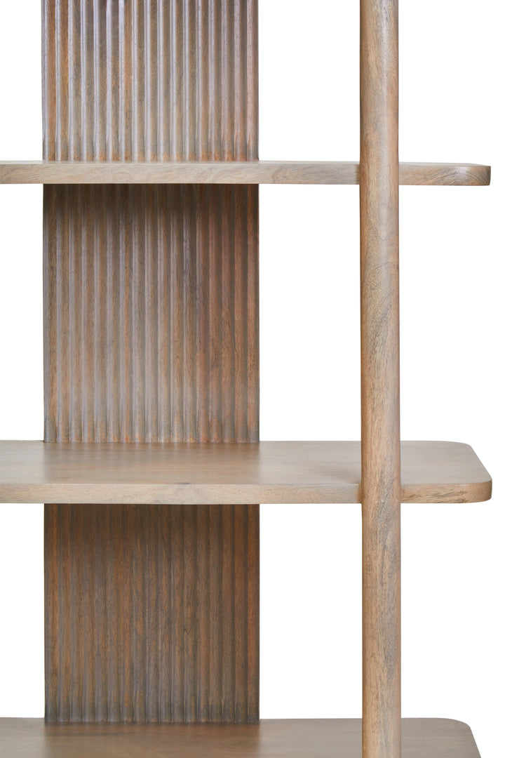Acciano Grey Mango Wood Shelf Unit