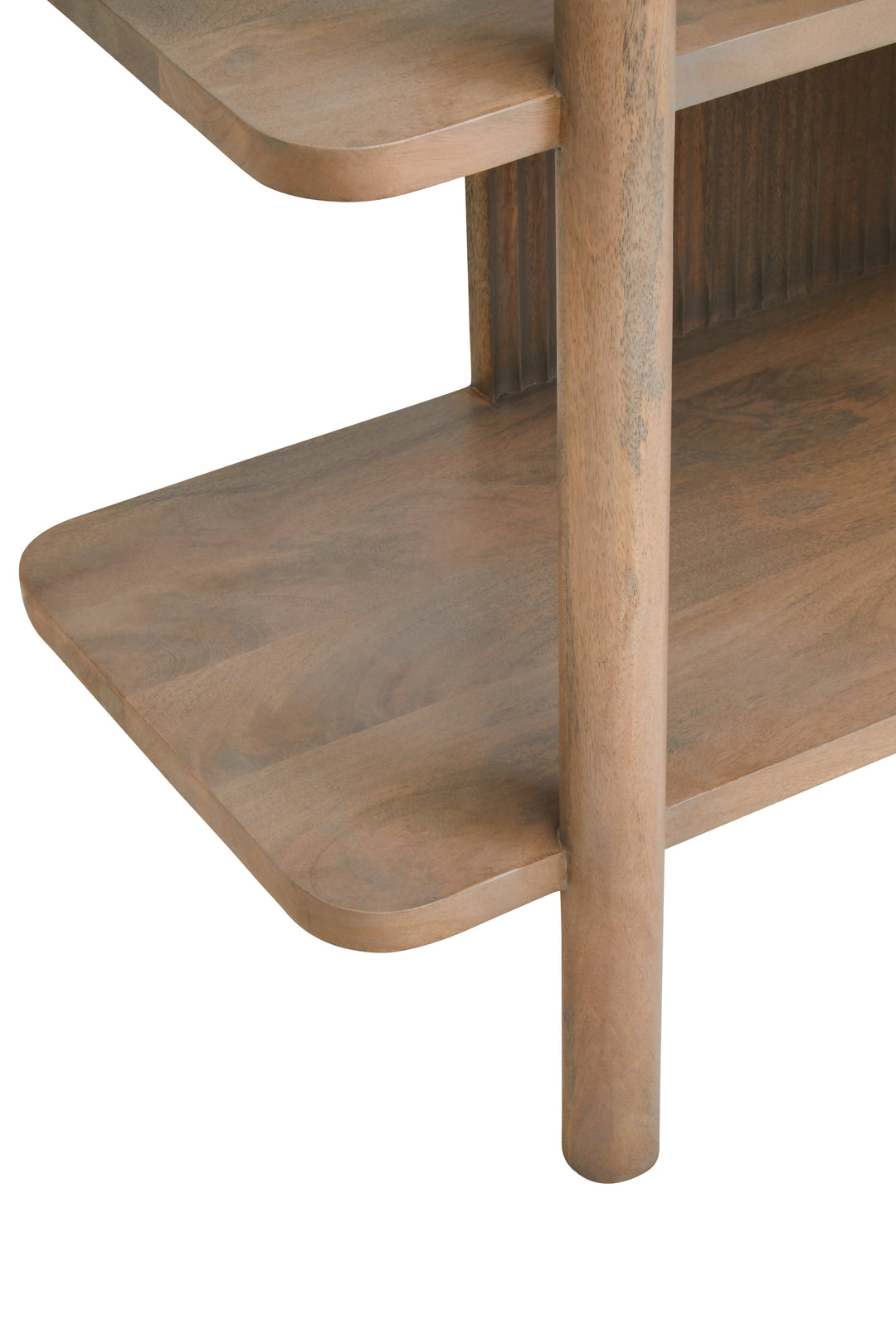Acciano Grey Mango Wood Shelf Unit