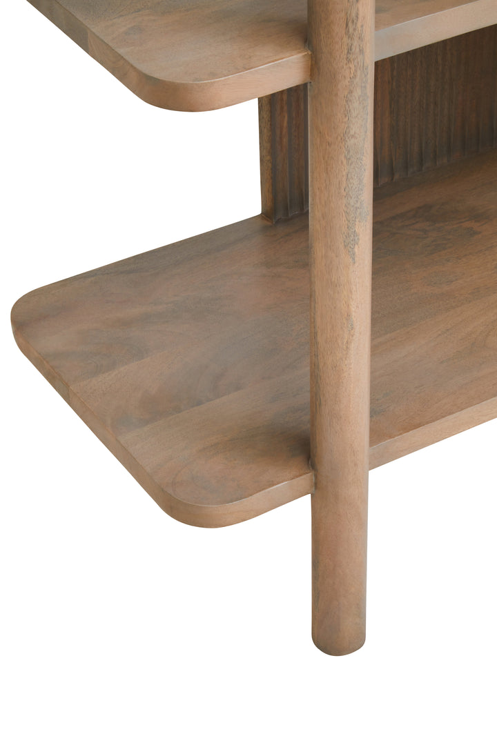 Acciano Grey Mango Wood Shelf Unit