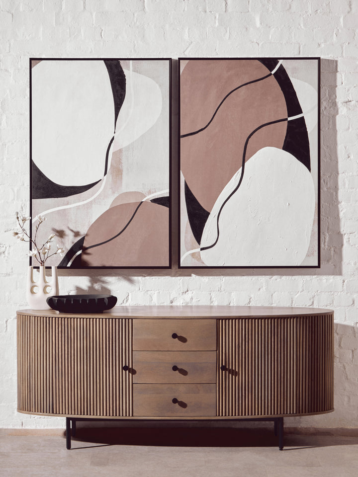 Acciano Grey Mango Wood Sideboard
