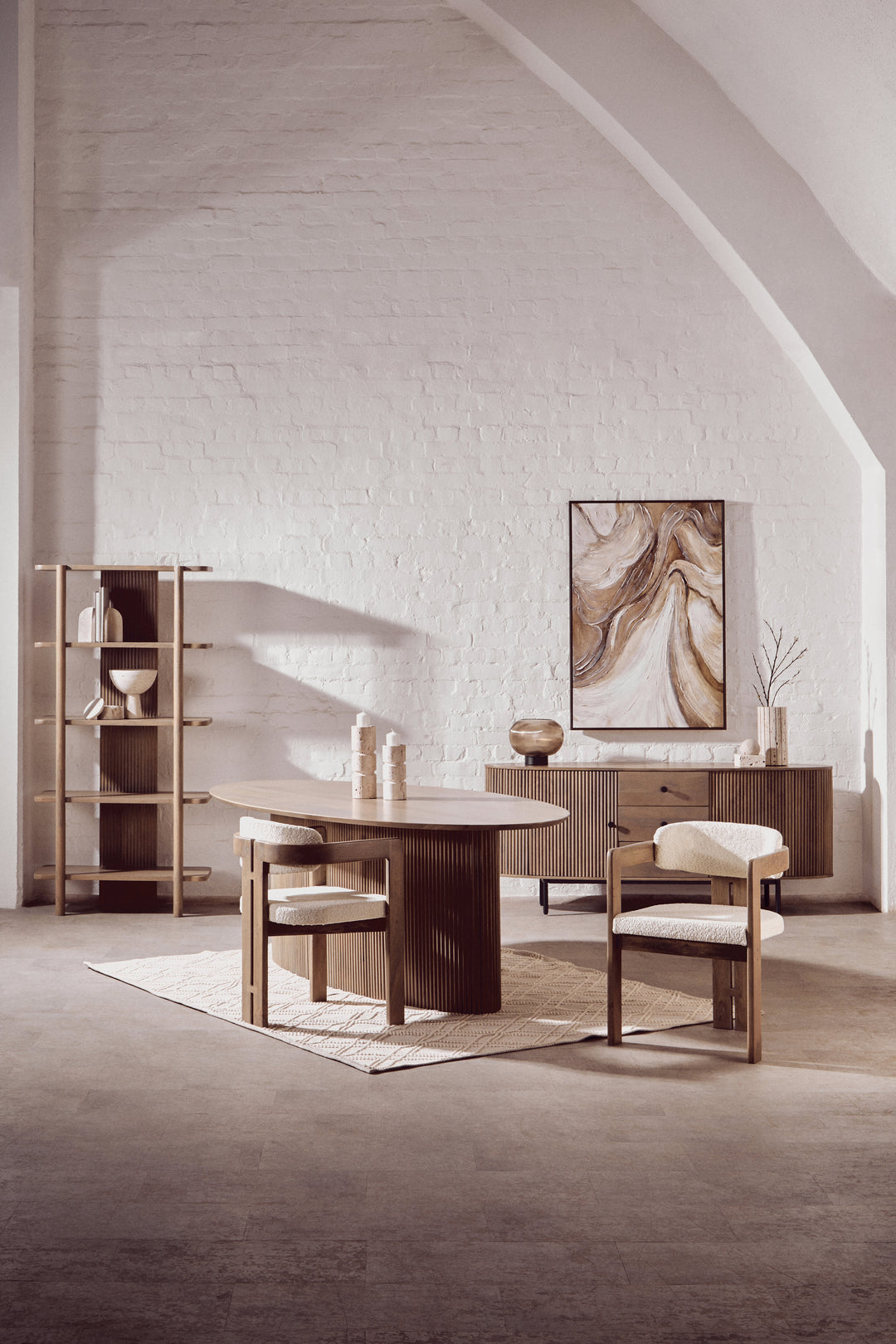 Acciano Grey Mango Wood Sideboard