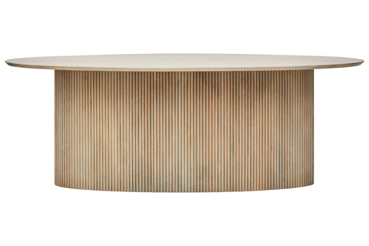 Acciano Grey Mango Wood Oval Dining Table