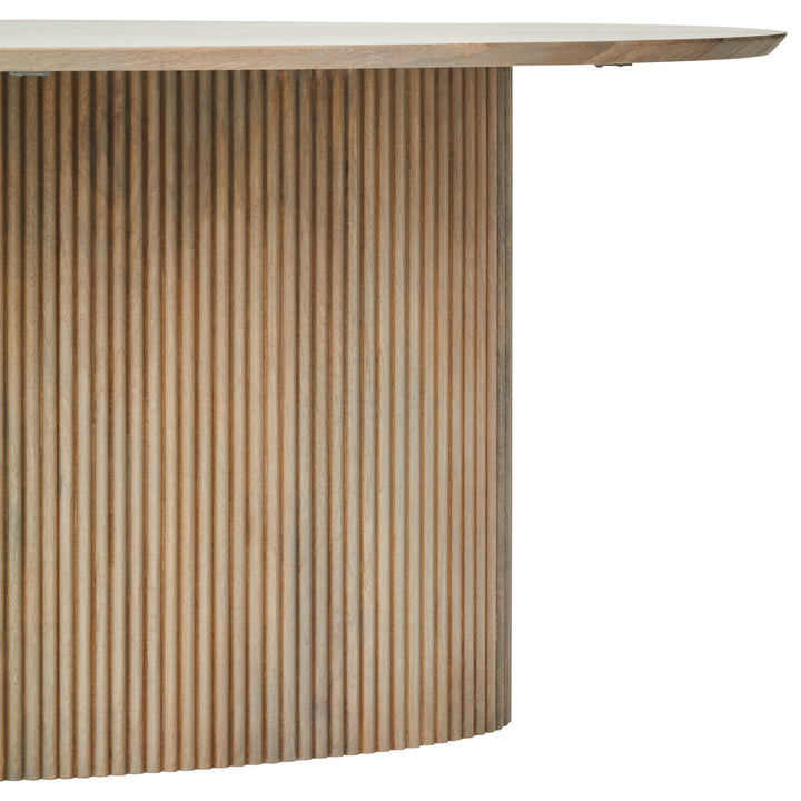 Acciano Grey Mango Wood Oval Dining Table